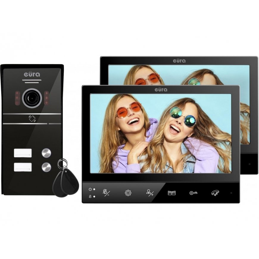VIDEO UKSEKELL EURA VDP-80C5 2-pere, must – 2