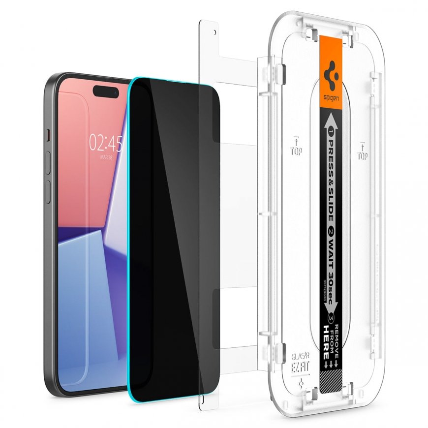 Spigen AGL06905 mobile phone screen/back protector Clear screen protector Apple 1 pc(s) – 2