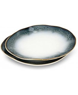 Fissman Lėkščių rinkinys GALACTICA 21 cm x 2 vnt. (porcelianas)