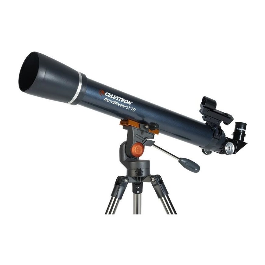 Celestron AstroMaster LT 70AZ Refraktors 165x Melns, Zils