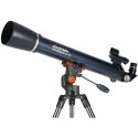 Celestron AstroMaster LT 70AZ Kaukoputki 165x musta, Sininen