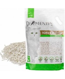 DIAMENTIQ Tofu Neutral Ultra sulipimas - augalinis kraikas - 4kg