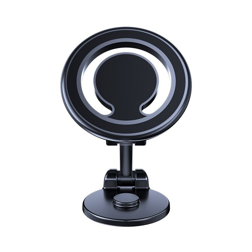 C62 Metal Panel Fix Universal Magnetic magsafe Ring size Smartphone adjustable holder Black