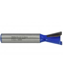 Tivoly Dovetail cutter 14.3x13 mm, 14°, 8mm shank