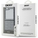 DKNY PU Leather Repeat Pattern Bottom Stripe Samsung Galaxy Z Flip 6 dėklas telefonui rudos spalvos DKNY PU Leather Repeat Pattern Bottom Stripe Samsung Galaxy Z Flip 6 dėklas telefonui rudos spalvos