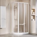 Sliding shower door Ravak Supernova, ASDP3-80 198, satin+transparent glass Sliding shower door Ravak Supernova, ASDP3-80 198, satin+transparent glass