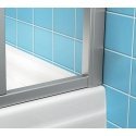 Sliding shower door Ravak Supernova, ASDP3-80 198, satin+transparent glass Sliding shower door Ravak Supernova, ASDP3-80 198, satin+transparent glass