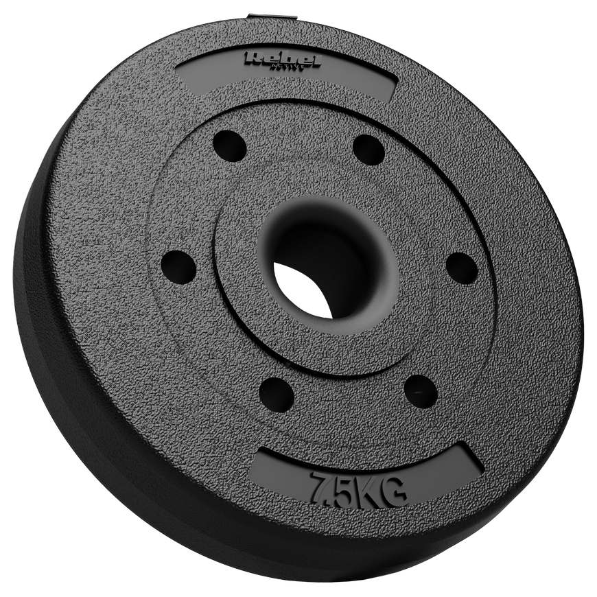 Bituminių svarelių rinkinys 2x7.5kg, skylė 51mm - olimpinėms štangams, REBEL ACTIVE – 2