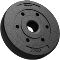 Set of bituminous weights 2x7.5kg, hole 51mm - for Olympic barbells, REBEL ACTIVE