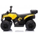 Lean Cars GTS1155 Baterija Quad Geltona Lean Cars GTS1155 Baterija Quad Geltona