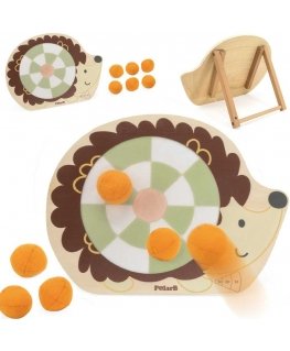 Viga Toys VIGA PolarB wooden arcade game Hedgehog target shooting