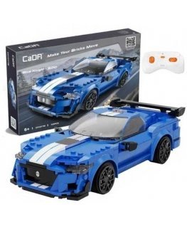 Klocki konstrukcyjne CaDA Zdalnie sterowany samochód rycznośkowy Blue auto Chassis Blue Knight 500 Dual Mode RC 325 parts