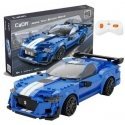 Klocki konstrukcyjne CaDA Zdalnie sterowany samochód rycznośkowy Blue auto Chassis Blue Knight 500 Dual Mode RC 325 parts Klocki konstrukcyjne CaDA Zdalnie sterowany samochód rycznośkowy Blue auto Chassis Blue Knight 500 Dual Mode RC 325 parts