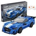 Klocki konstrukcyjne CaDA Zdalnie sterowany samochód rycznośkowy Blue auto Chassis Blue Knight 500 Dual Mode RC 325 parts Klocki konstrukcyjne CaDA Zdalnie sterowany samochód rycznośkowy Blue auto Chassis Blue Knight 500 Dual Mode RC 325 parts