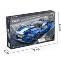 Klocki konstrukcyjne CaDA Zdalnie sterowany samochód wyścigowy Mėlyna auto Važiuoklė Mėlyna Knight 500 Dual Mode RC 325 dalys Klocki konstrukcyjne CaDA Zdalnie sterowany samochód wyścigowy Mėlyna auto Važiuoklė Mėlyna Knight 500 Dual Mode RC 325 dalys