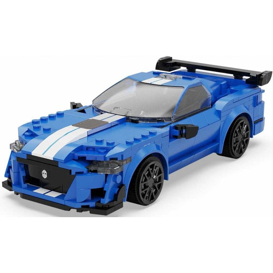 Klocki konstrukcyjne CaDA Zdalnie sterowany samochód rycznośkowy Blue auto Chassis Blue Knight 500 Dual Mode RC 325 parts – 5