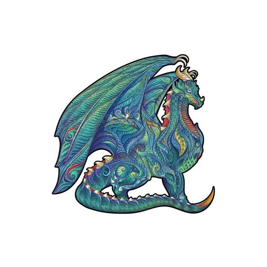 Fantasy Puzzles Dragon Wooden Puzzle L Size (300 pieces) – 3