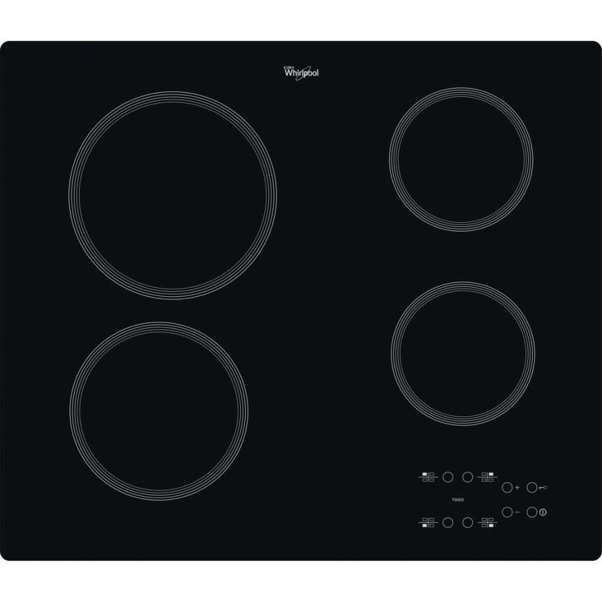Whirlpool AKT 801/NE Melns Iebūvēts 58