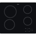 Whirlpool AKT 801/NE Juoda Įmontuoti 58 cm Indukcinė viryklė, padalyta į sritis 4 zone(s)