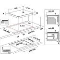 Whirlpool AKT 801/NE Must Sisseehitatud 58 cm Tsooniga induktsioonplaat 4 tsoon(id)