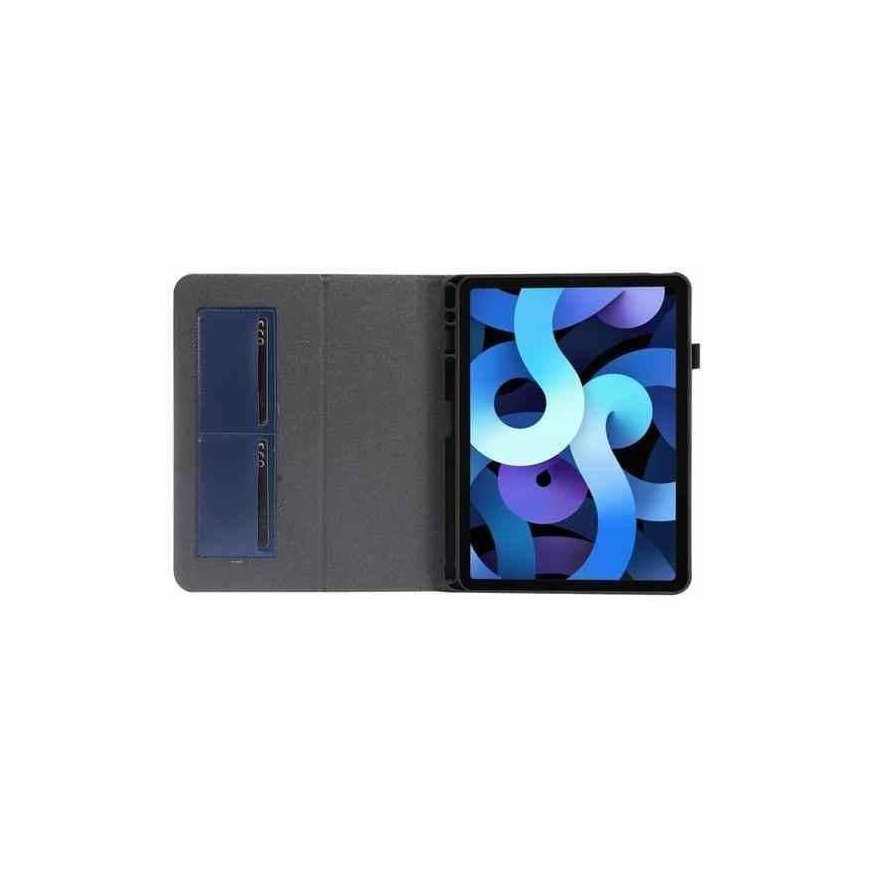 Reach Dėklas Folding Leather Nokia T21 tamsiai mėlynas – 4