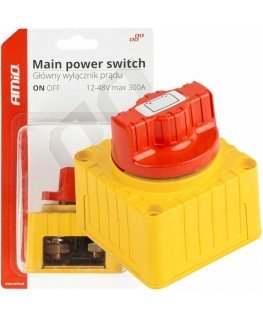 Baterijos hebel srovės atjungimo jungiklis 12v - 48v max 300a amio-03839