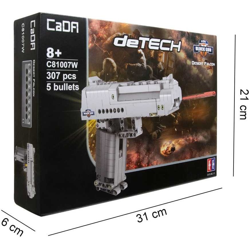Cada Klocki Desert Falcon broń pistol 5 naboi C81007W – 3