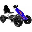Lean Cars Pedal Gokart B012 Inflatable Wheels Blue