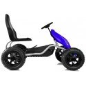 Lean Cars Pedal Gokart B012 Inflatable Wheels Blue