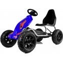 Lean Cars Pedal Gokart B012 Inflatable Wheels Blue
