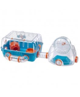 Ferplast Combi 2 Kāmis Zils, Caurspīdīgs
