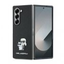 Karl Lagerfeld Saffiano Metal Pin Case for Samsung Galaxy Z Fold 6 - Black Karl Lagerfeld Saffiano Metal Pin Case for Samsung Galaxy Z Fold 6 - Black