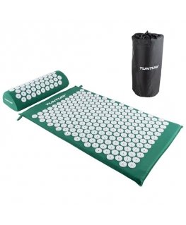 Tunturi Acupressure Mat And Pillow, Green