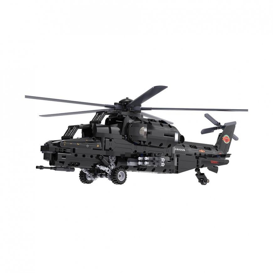 CaDA Bricks Military Helicopter WZ-10 – 2