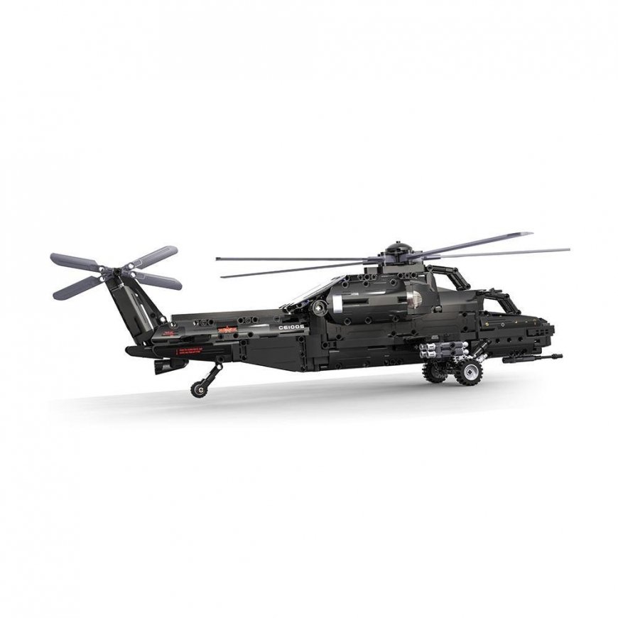 CaDA Bricks Military Helicopter WZ-10 – 3