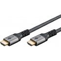 Goobay 65260 HDMI cable 1 m HDMI Type A (Standard) Black, Silver
