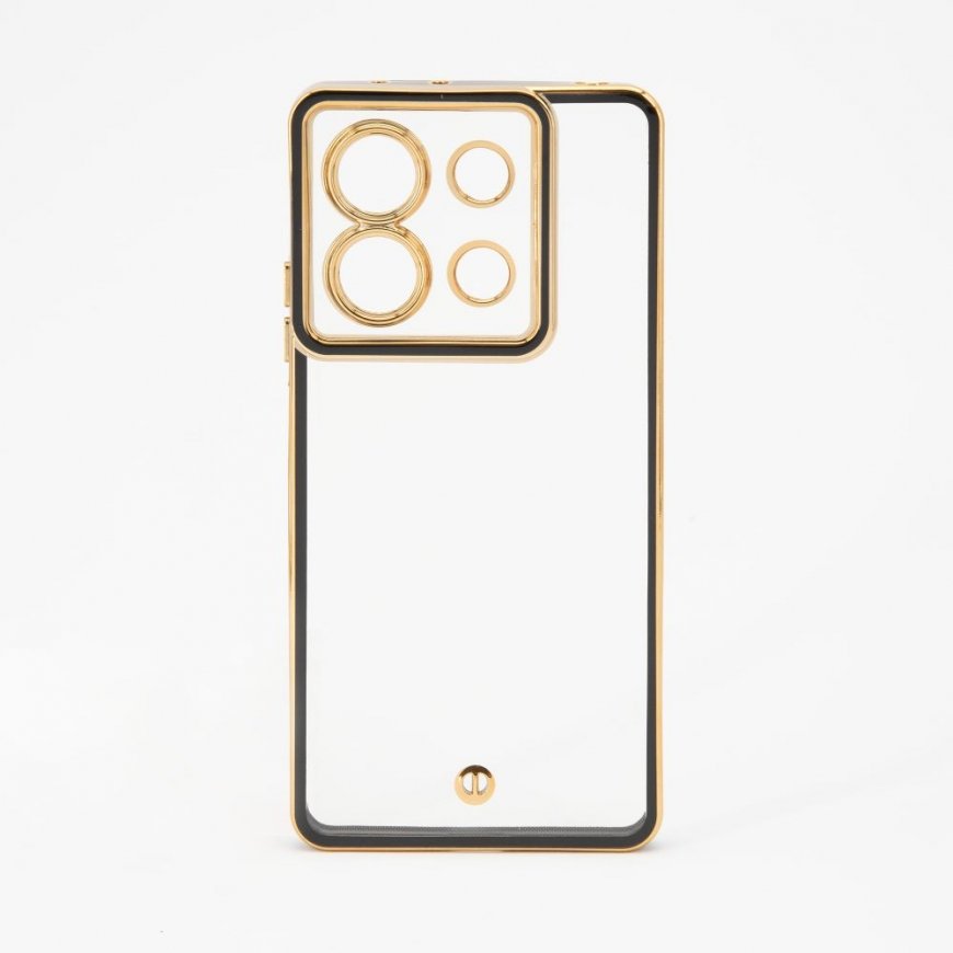 Xiaomi Poco X6 Pro TPU+PC With Camera Protective Transparent Black