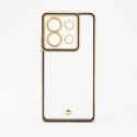 Xiaomi Poco X6 Pro TPU+PC With Camera Protective Transparent Black Xiaomi Poco X6 Pro TPU+PC With Camera Protective Transparent Black