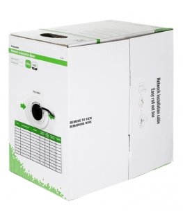 Deltaco TP-49A сетевой кабель Черный 305 m Cat6 U/UTP (UTP)