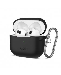 TECH-PROTECT SILICONE HOOK APPLE AIRPODS 3 BLACK
