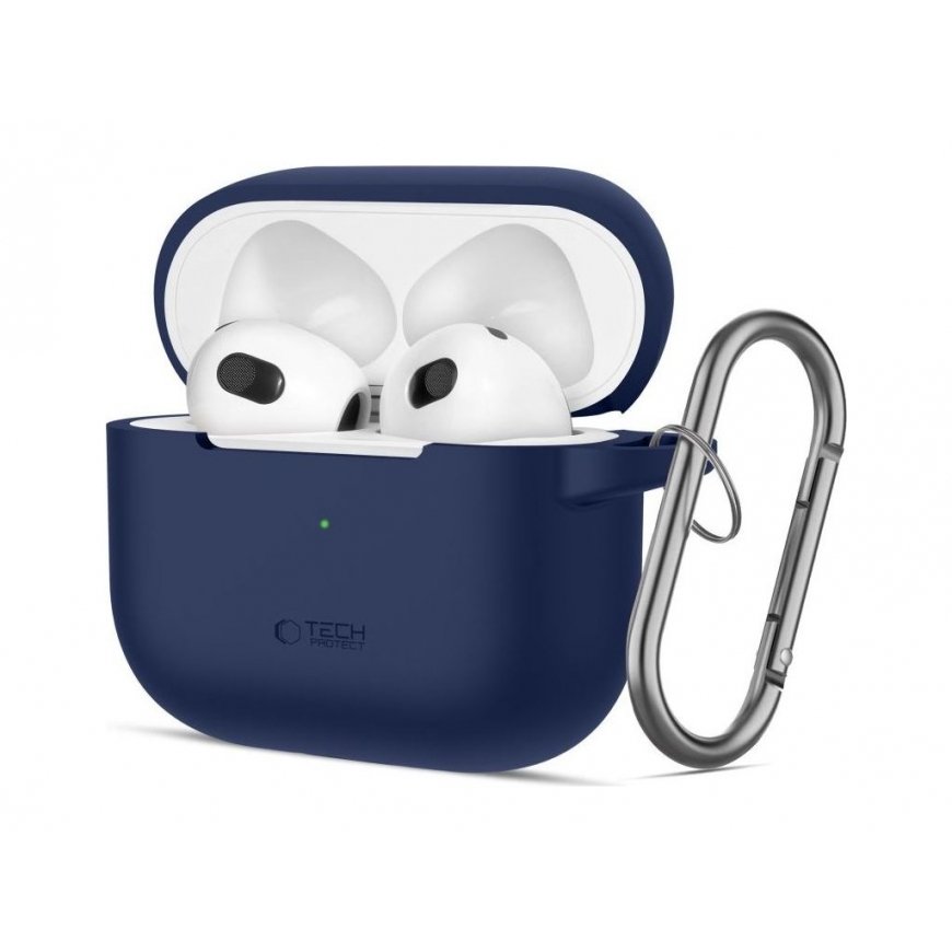 TECH-PROTECT SILICONE HOOK APPLE AIRPODS 3 NAVY BLUE