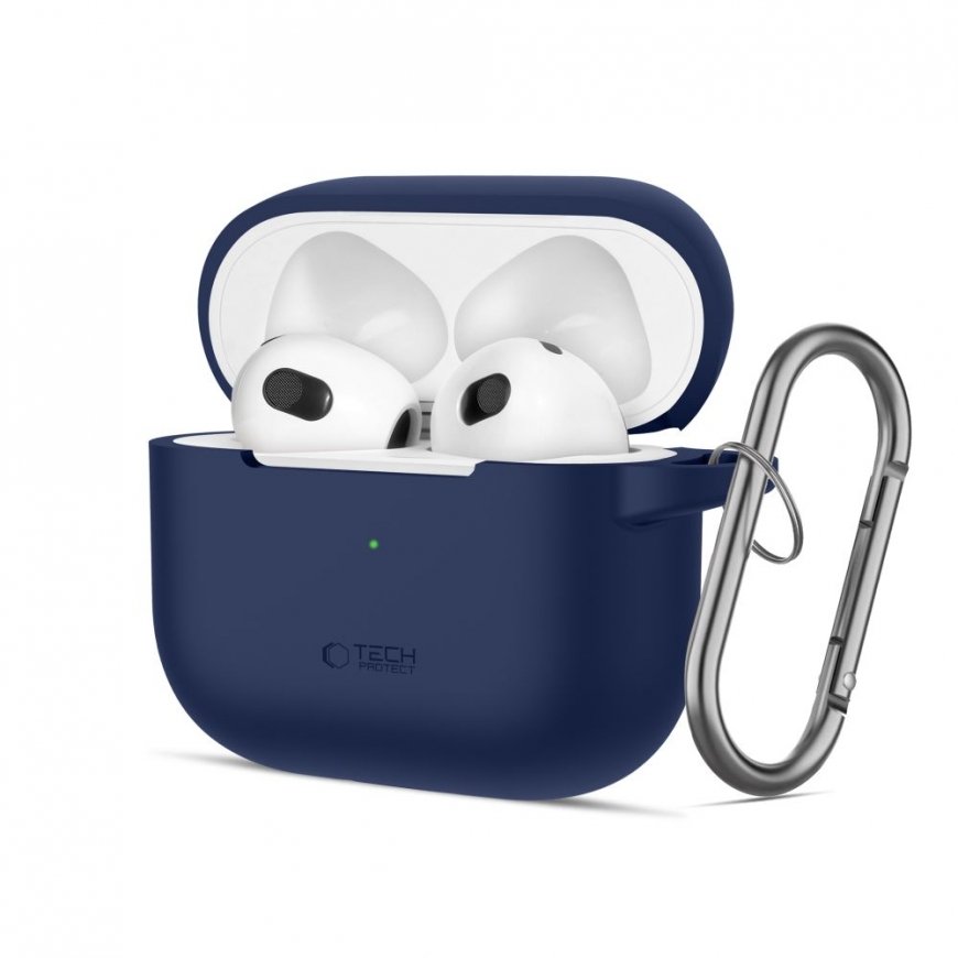 TECH-PROTECT SILICONE HOOK APPLE AIRPODS 3 NAVY BLUE – 2
