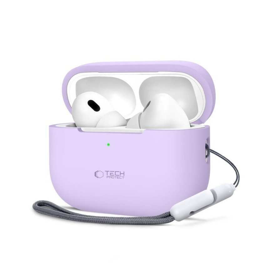 TECH-PROTECT SILICONE APPLE AIRPODS PRO 1 | 2 LAVENDER