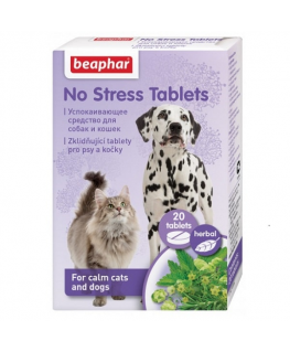 Calming agent : Beaphar No stress Tablets Dog|Cat, 20 tbl.