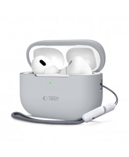 TECH-PROTECT SILICONE APPLE AIRPODS PRO 1 | 2 CRAYON GREY