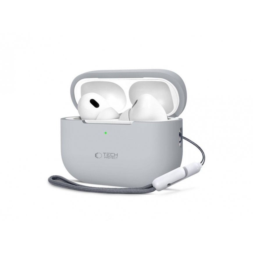 TECH-PROTECT SILICONE APPLE AIRPODS PRO 1 | 2 CRAYON GREY – 2