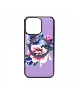 Apple iPhone 15 Pro Wallet and Slim Cover Case Purple