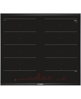 Bosch PXX675DC1E варочная поверхность Черный, Нержавеющая сталь Встроенный Плита с зонами индукции 4 зона(ы)