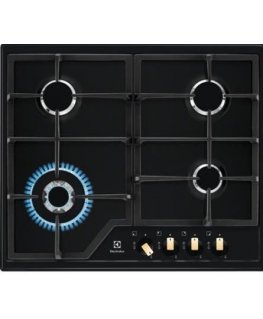 Electrolux EGS6436RK Melns Iebūvēts Gāzes 4 zone(s)