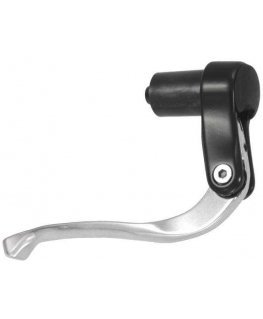 Brake lever Saccon Italy Bar-End ø17mm (inside tube diam.) black-silver